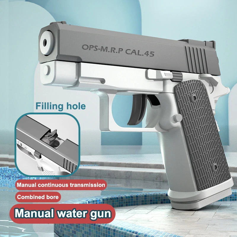 Summer Water Gun High-pressure Large-capacity Full Automatic Shooting Children Beach Swimm Pool