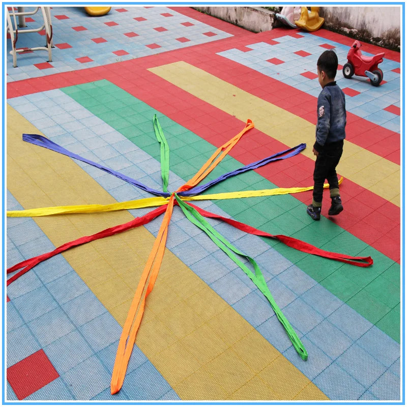 Children's Outdoor Sports Cooperative Game Rope Ten-way Tension Rope Sensory Integration