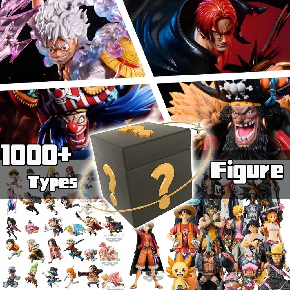 One Piece Anime Figure Mystery Box Random Character Blind Box Shanks Luffy Zoro Nami