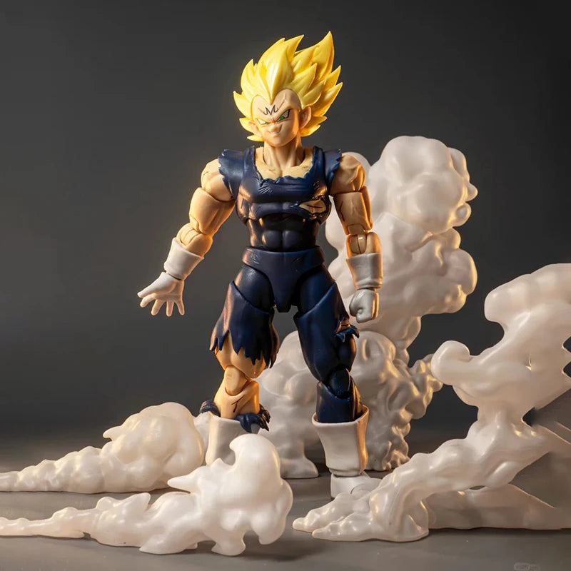 In Stock Black Hole Toys&TK Dragon Ball Anime Figure SHF SSJ Majin Vegeta Full Power Action Figures