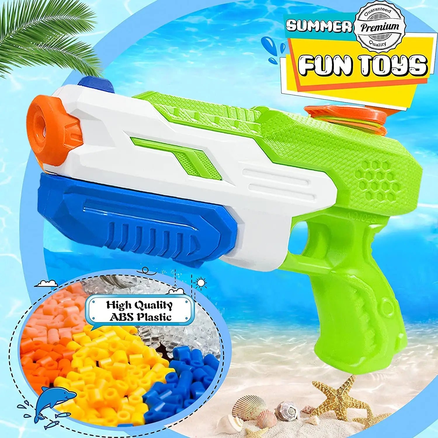 Water Guns Summer Soaker Squirt Guns 600CC for kids Boys Girls Adults Outdoor Toy for Swimming Pool