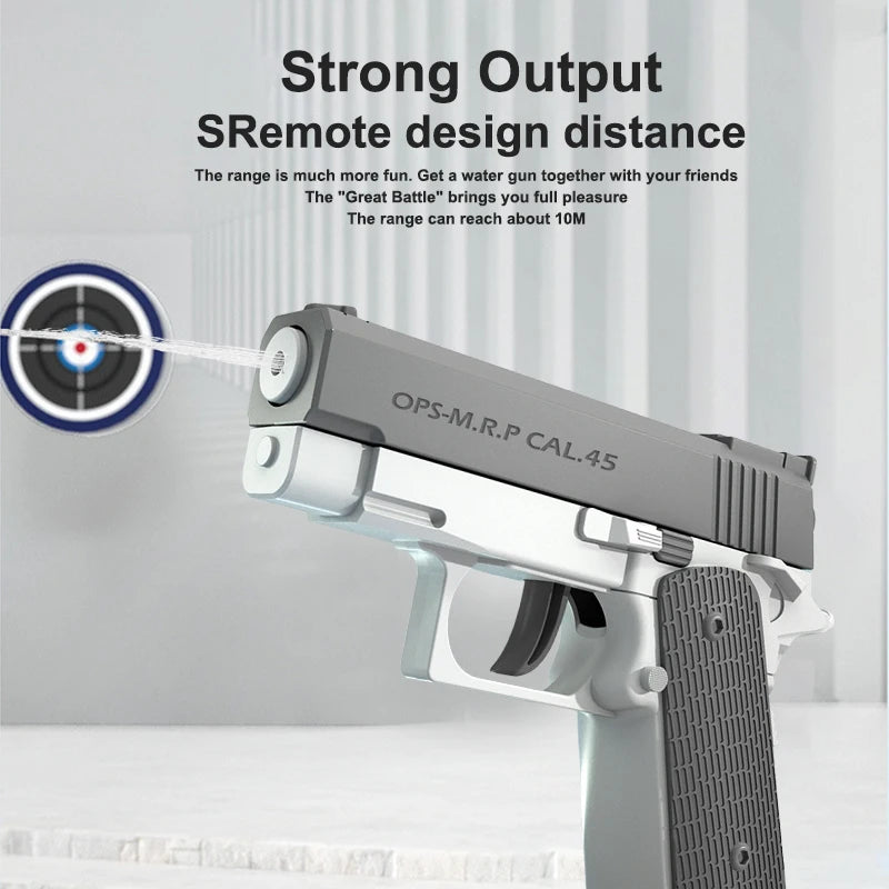 Summer Water Gun High-pressure Large-capacity Full Automatic Shooting Children Beach Swimm Pool