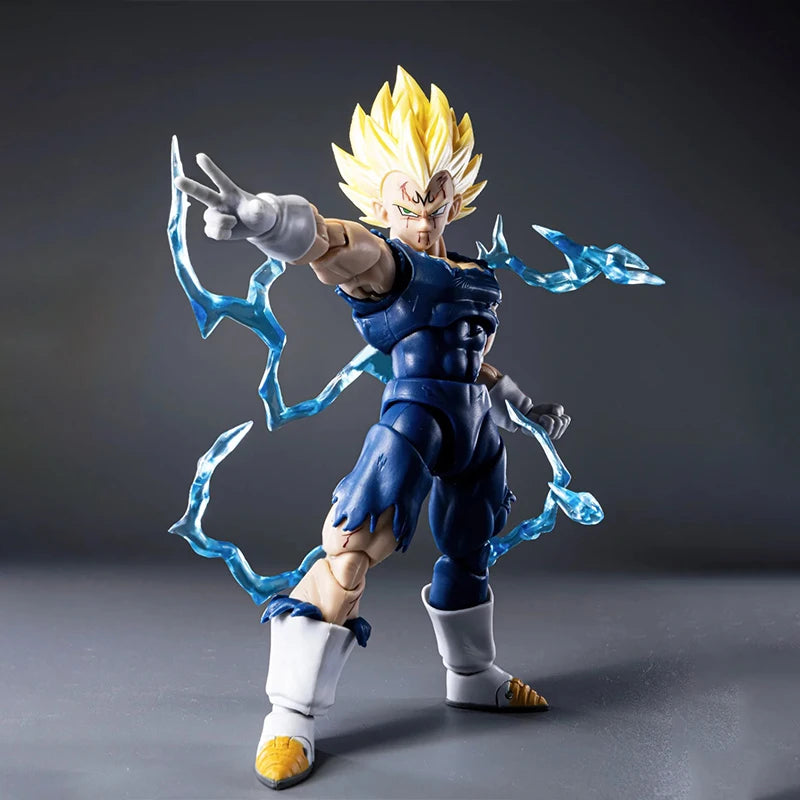 In Stock Black Hole Toys&TK Dragon Ball Anime Figure SHF SSJ Majin Vegeta Full Power Action Figures