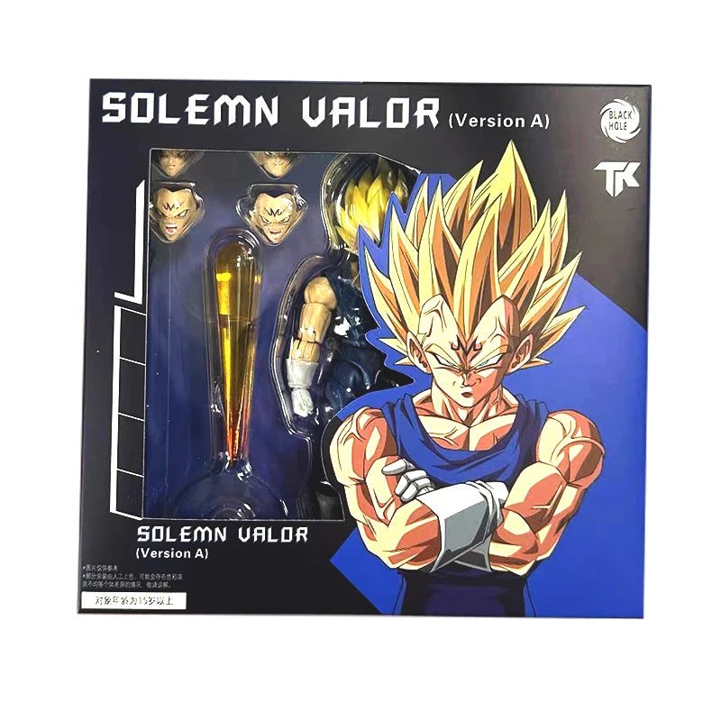 In Stock Black Hole Toys&TK Dragon Ball Anime Figure SHF SSJ Majin Vegeta Full Power Action Figures