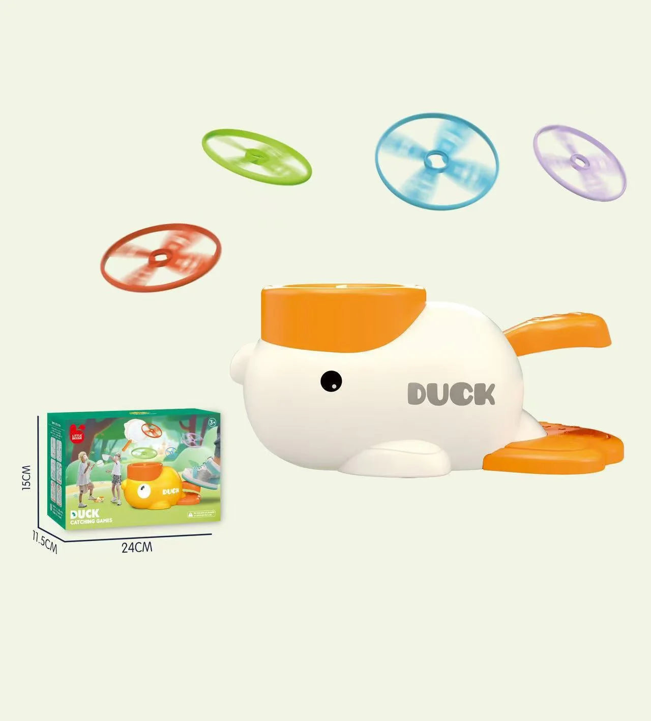 Flying Disc Air Rocket Launcher Saucer Outdoor Soaring Propeller Garden Game Novel Children