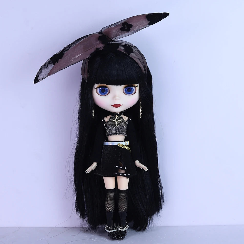 ICY DBS Blyth 1/6 Doll 30cm White Skin Matte Face Spicy Girl Set Cool Girl BJD Doll Full Set SD