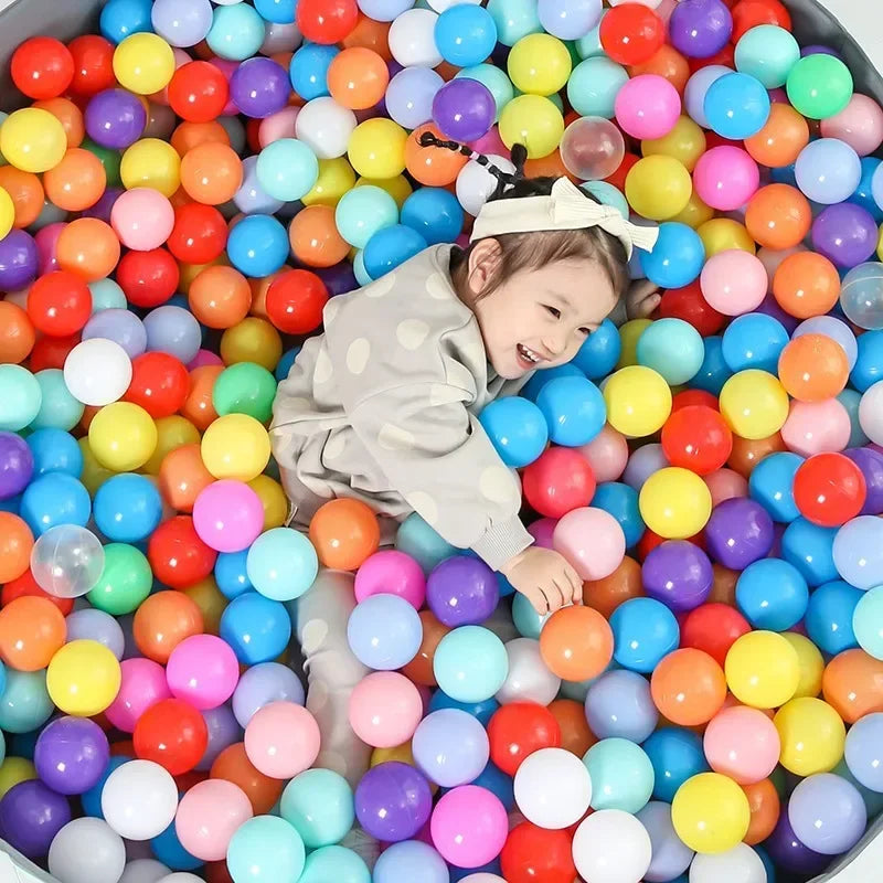 NEW 100Pcs Colors Baby Plastic Balls Children Eco-Friendly Funny Water Pool Ocean Wave Ball