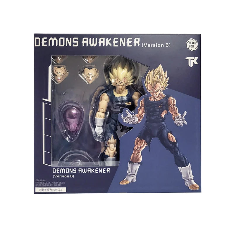 In Stock Black Hole Toys&TK Dragon Ball Anime Figure SHF SSJ Majin Vegeta Full Power Action Figures