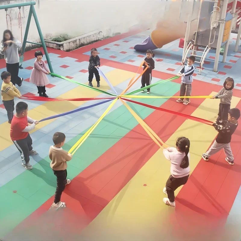Children's Outdoor Sports Cooperative Game Rope Ten-way Tension Rope Sensory Integration