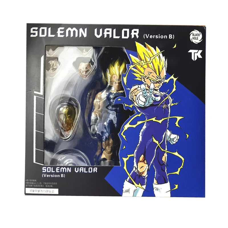 In Stock Black Hole Toys&TK Dragon Ball Anime Figure SHF SSJ Majin Vegeta Full Power Action Figures
