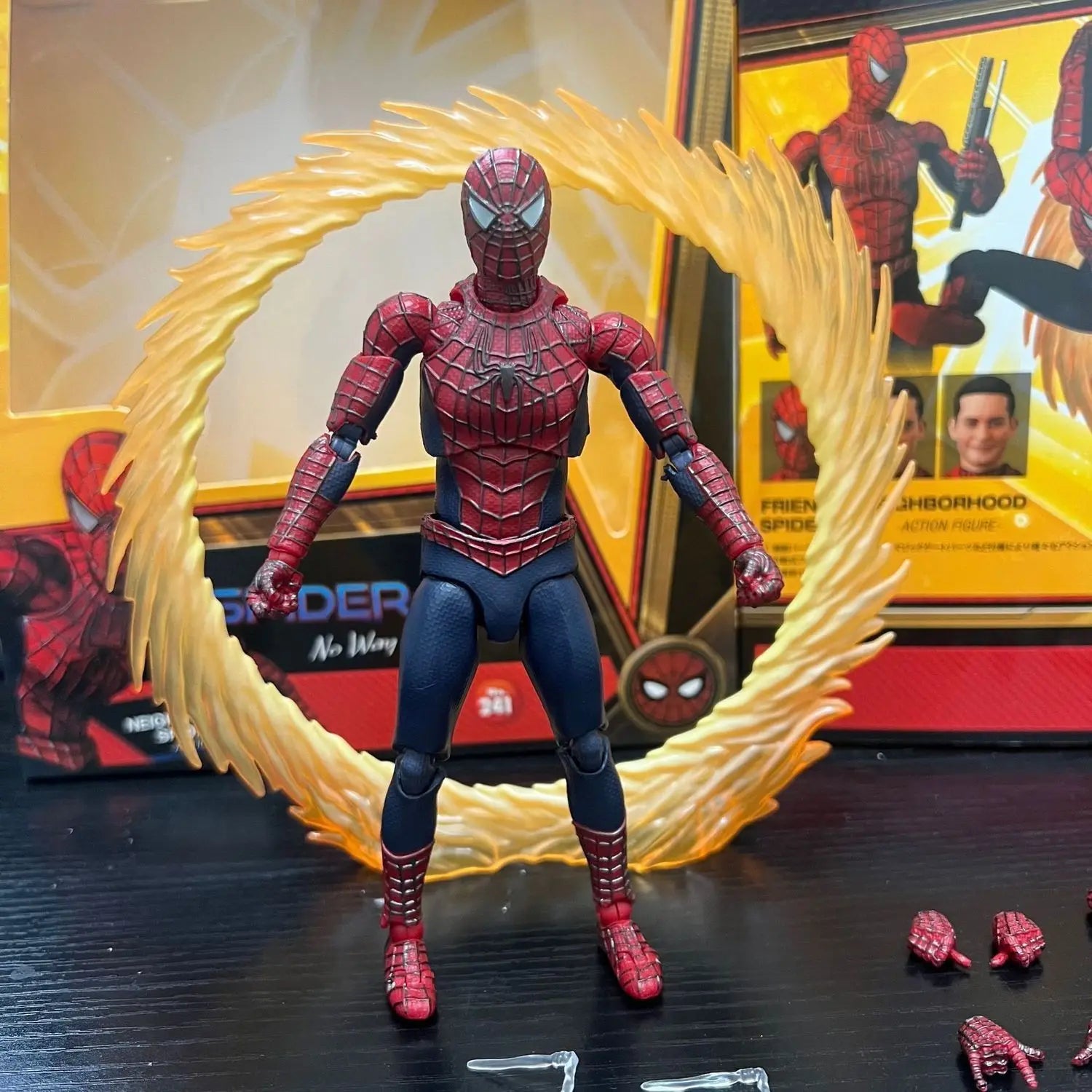 New Mafex No.241 Spider Man Toby Maguire Heroes Have No Return Friendly Neighborhood
