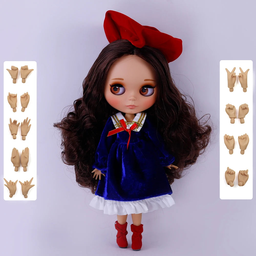ICY DBS Blyth Doll 1/6 Joint 30cm Special Price 30 cm tan Skin Matte face Girl Doll BJD Toy Gift