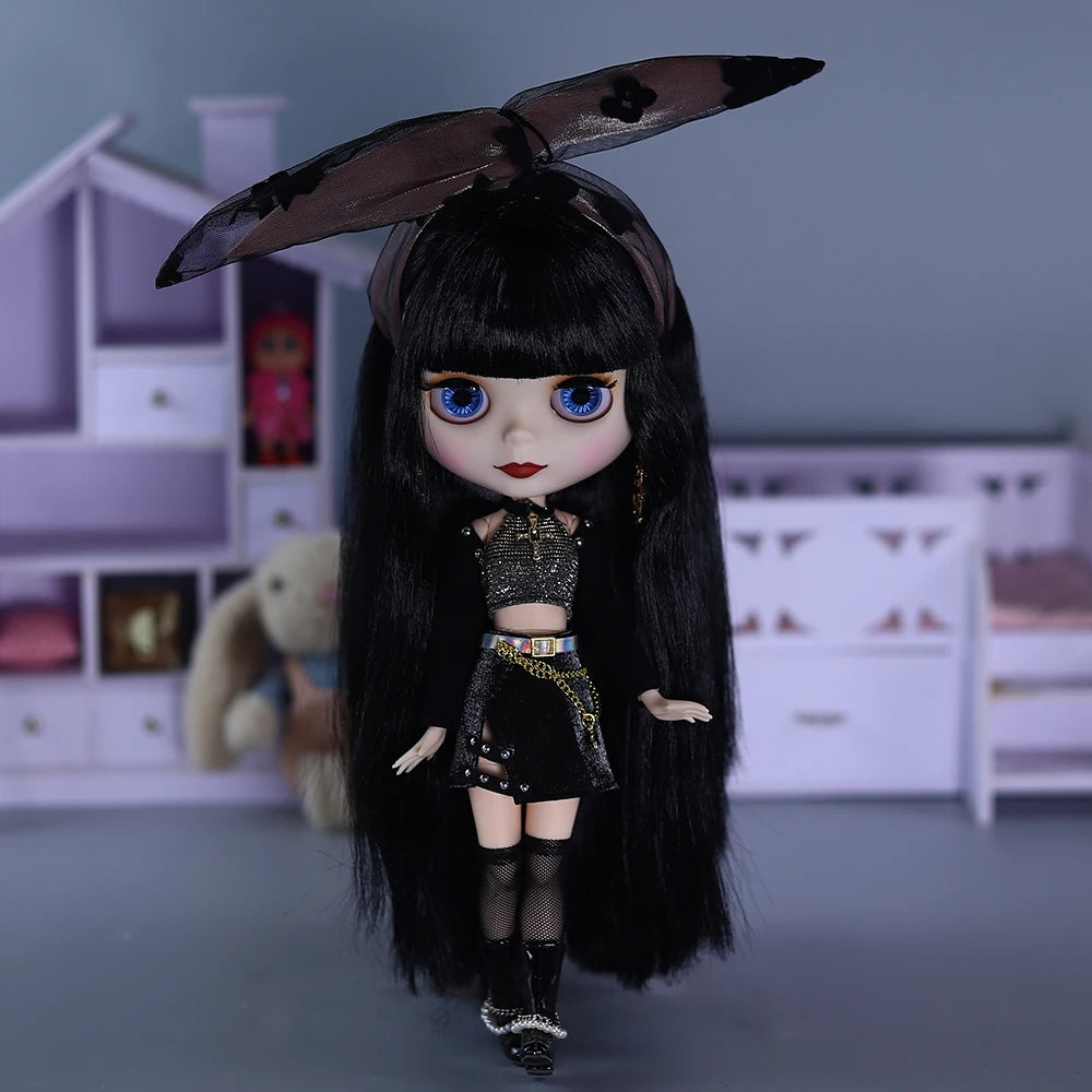 ICY DBS Blyth 1/6 Doll 30cm White Skin Matte Face Spicy Girl Set Cool Girl BJD Doll Full Set SD