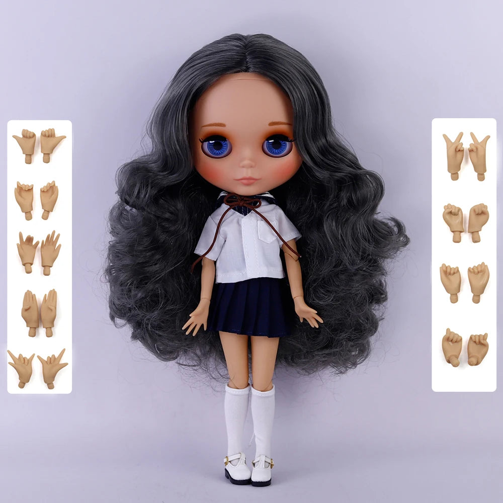 ICY DBS Blyth Doll 1/6 Joint 30cm Special Price 30 cm tan Skin Matte face Girl Doll BJD Toy Gift