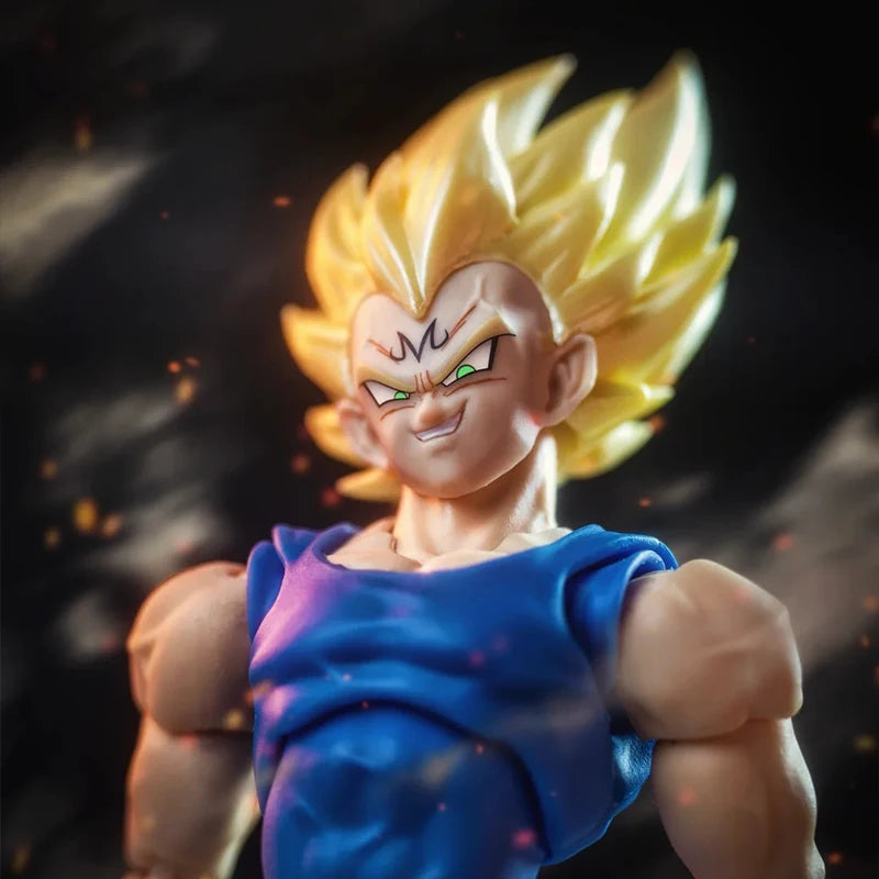 In Stock Black Hole Toys&TK Dragon Ball Anime Figure SHF SSJ Majin Vegeta Full Power Action Figures