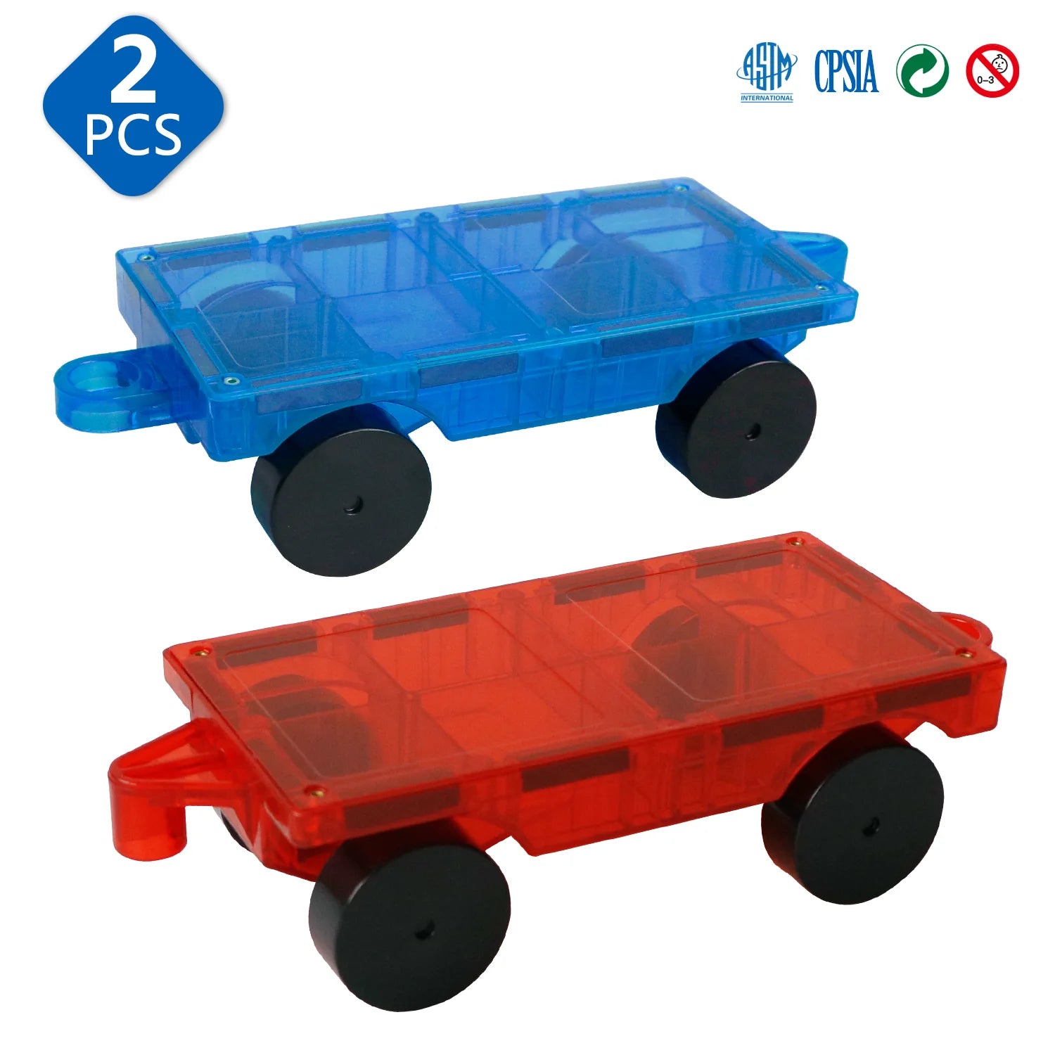 Magplayer Magnetic Building Blocks Construction Strong Magnet Tiles Children Montessori