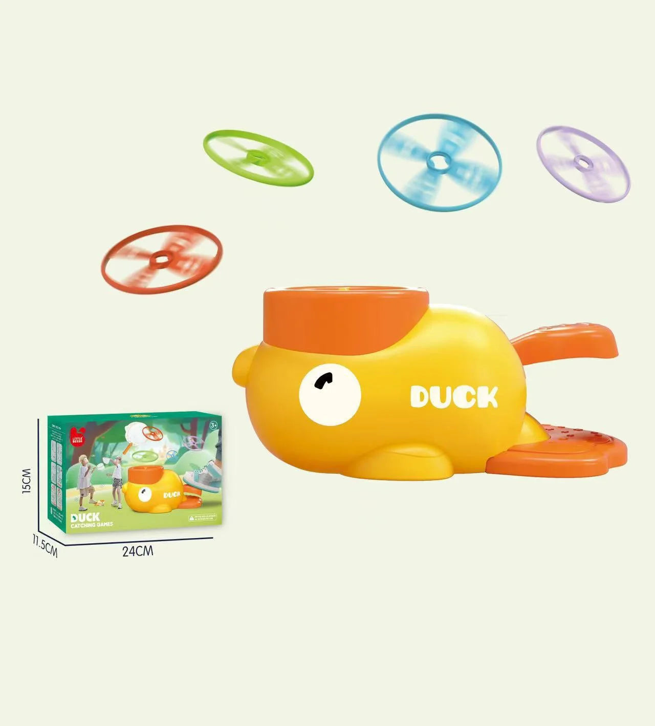 Flying Disc Air Rocket Launcher Saucer Outdoor Soaring Propeller Garden Game Novel Children