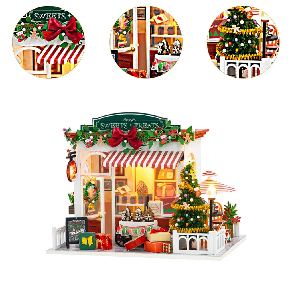 DIY Miniature Dollhouse Crafts Mini House Building Kits for Home Hobby Gifts