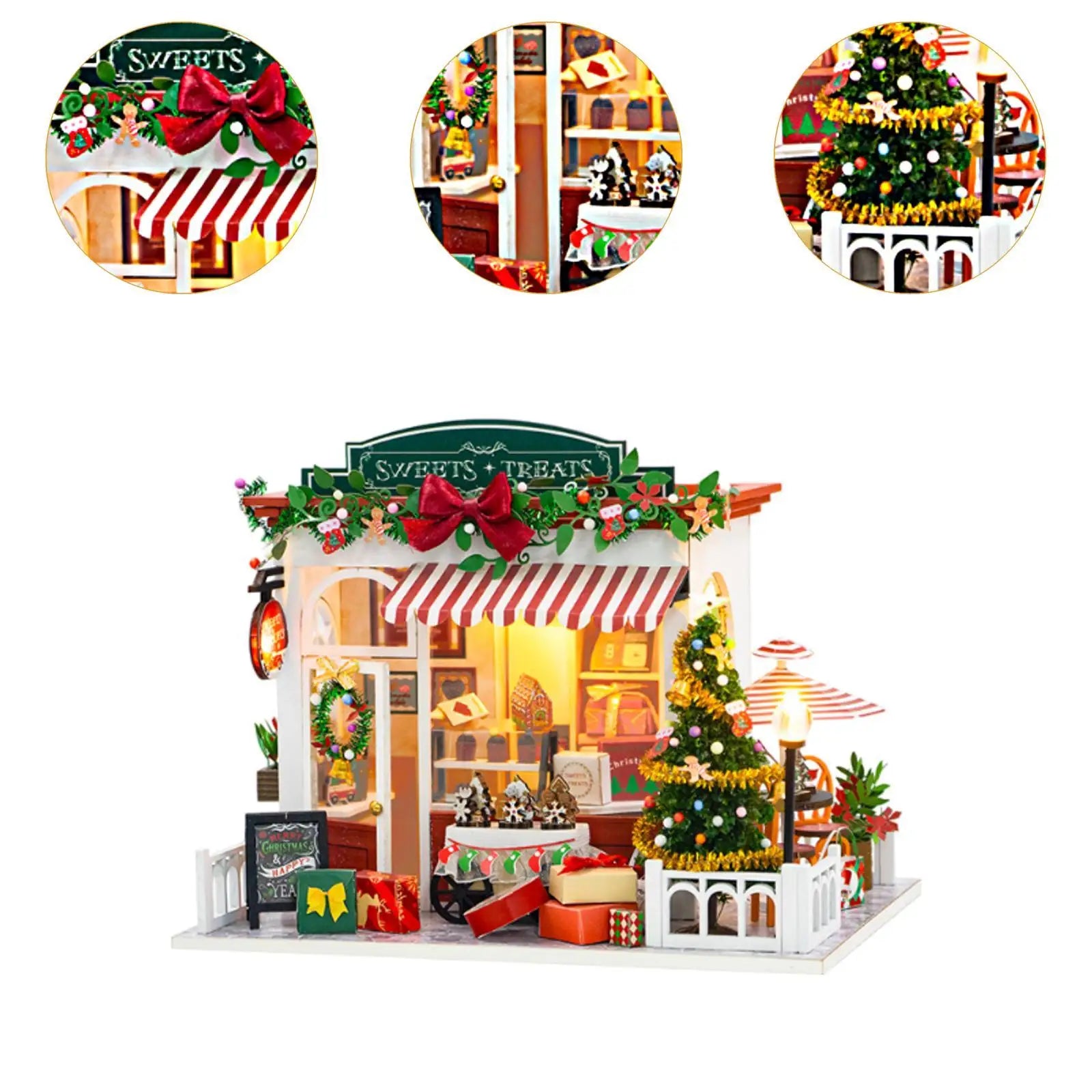 DIY Miniature Dollhouse Crafts Mini House Building Kits for Home Hobby Gifts