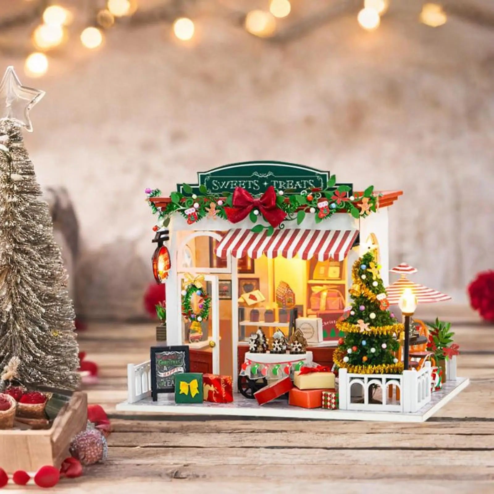 DIY Miniature Dollhouse Crafts Mini House Building Kits for Home Hobby Gifts
