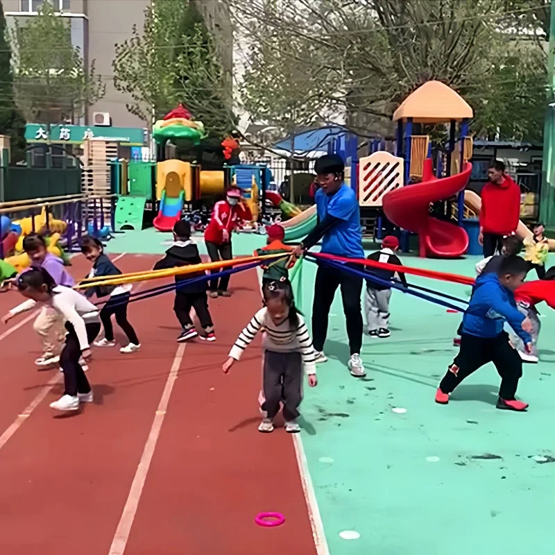 Children's Outdoor Sports Cooperative Game Rope Ten-way Tension Rope Sensory Integration
